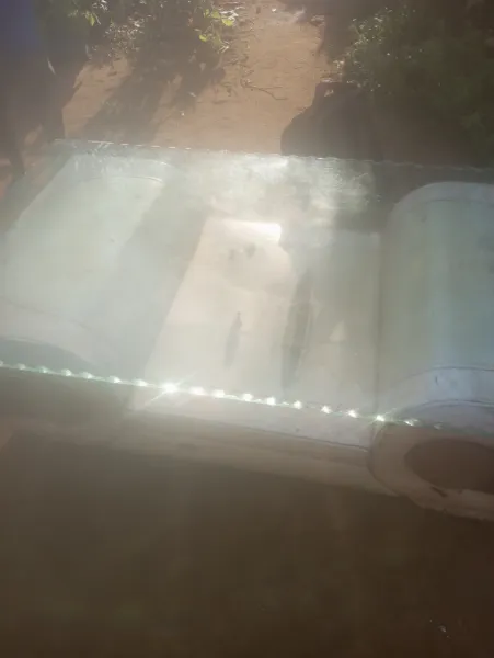 Glass center table