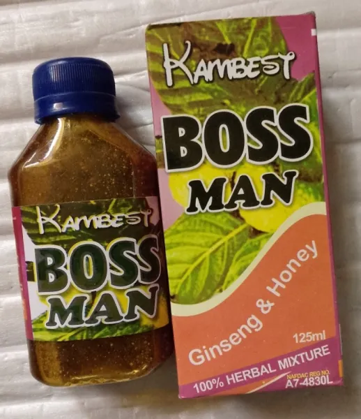 Kambest Bossman Honey with Ginseng for Mennen
