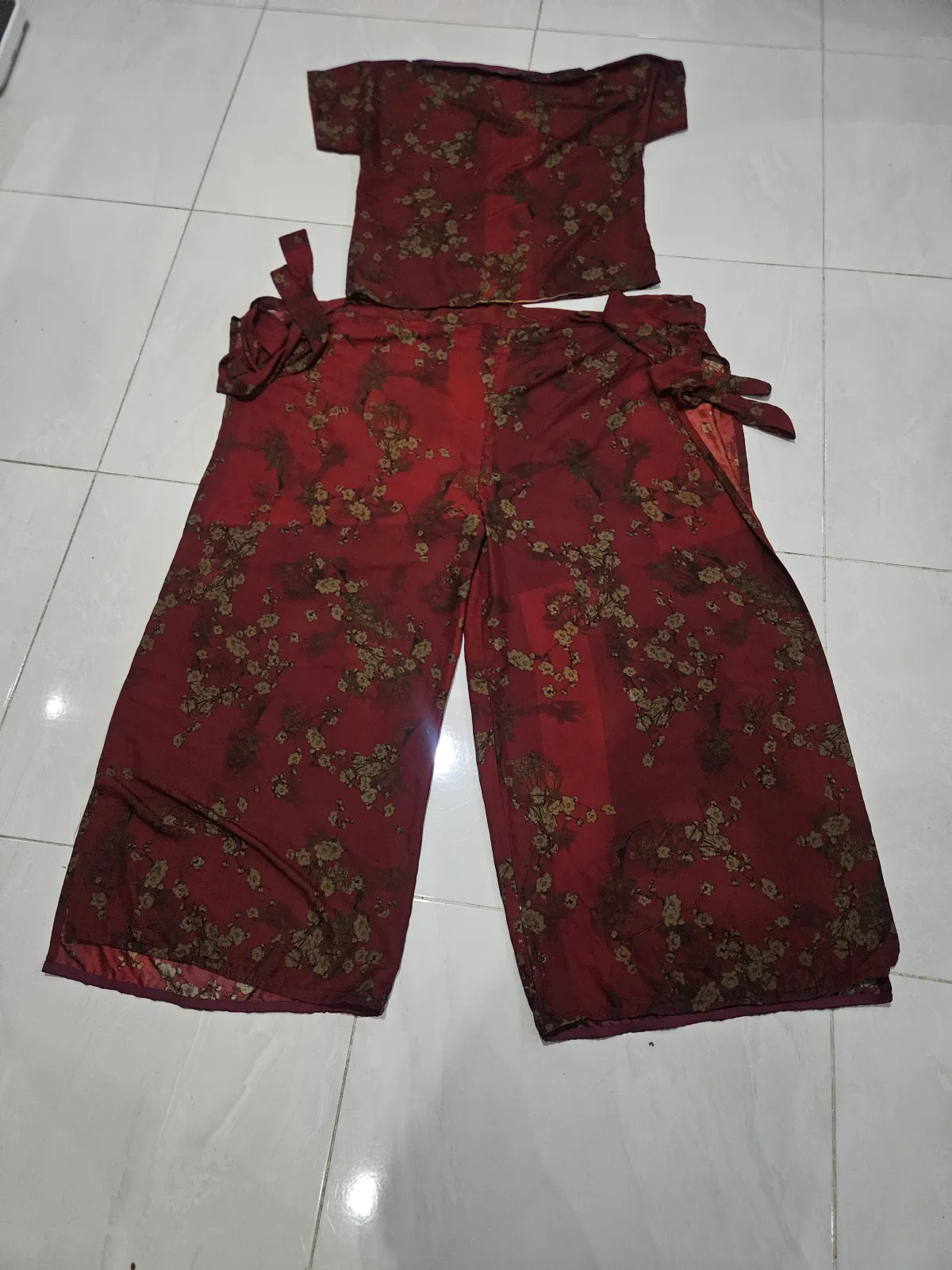 Wrap trouser set - Image 1