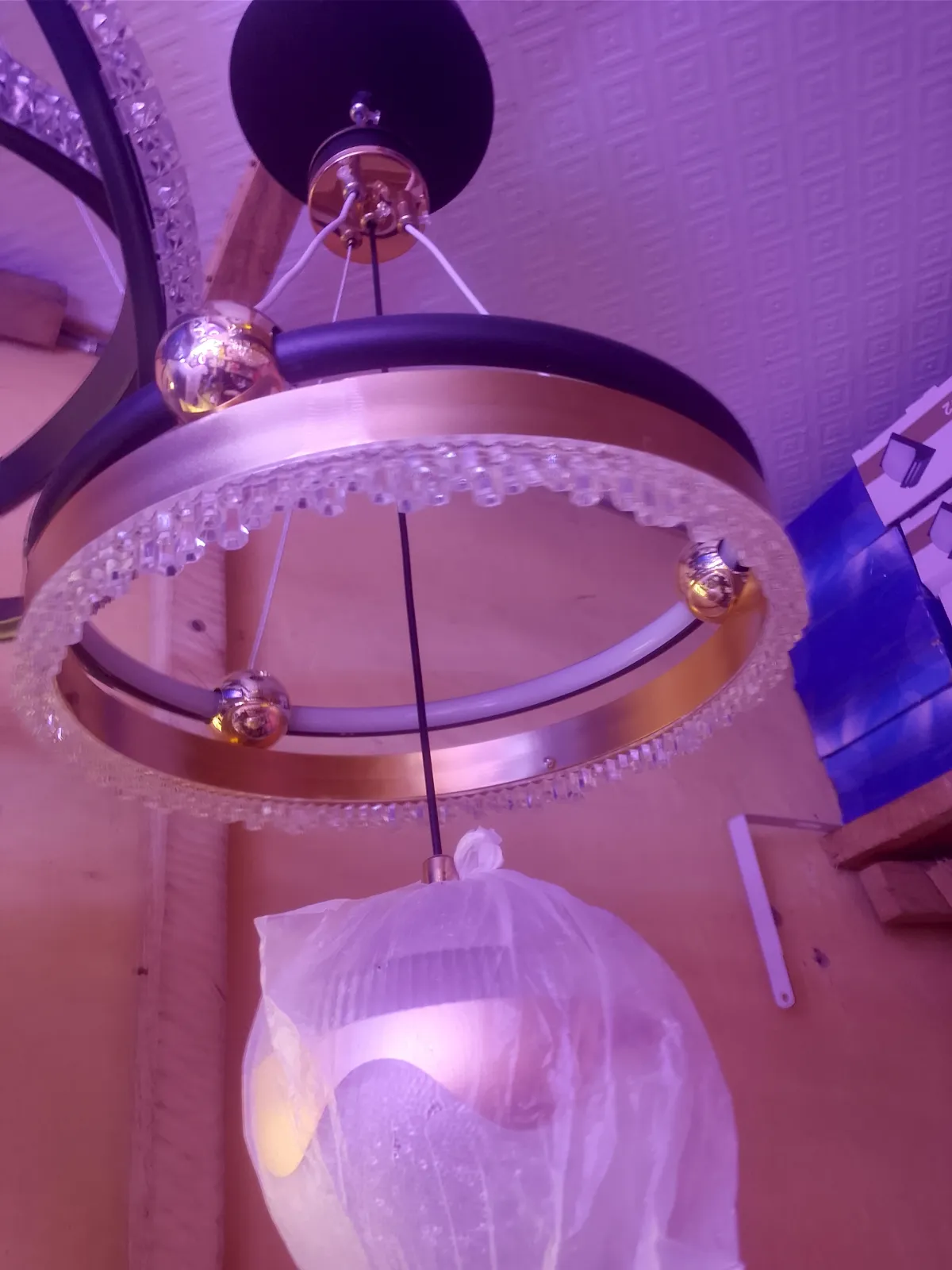 Simple DropLed Chandelier Lighting for office - Image 1