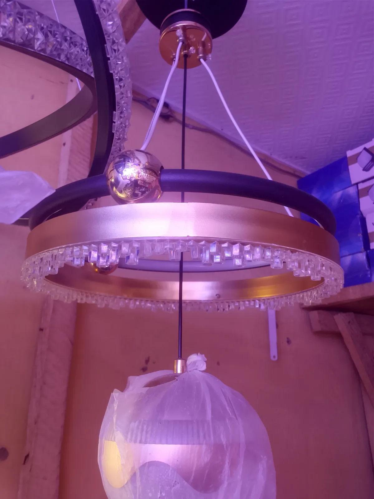 Simple DropLed Chandelier Lighting for office - Image 2