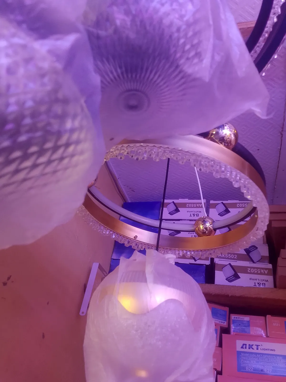 Simple DropLed Chandelier Lighting for office - Image 3