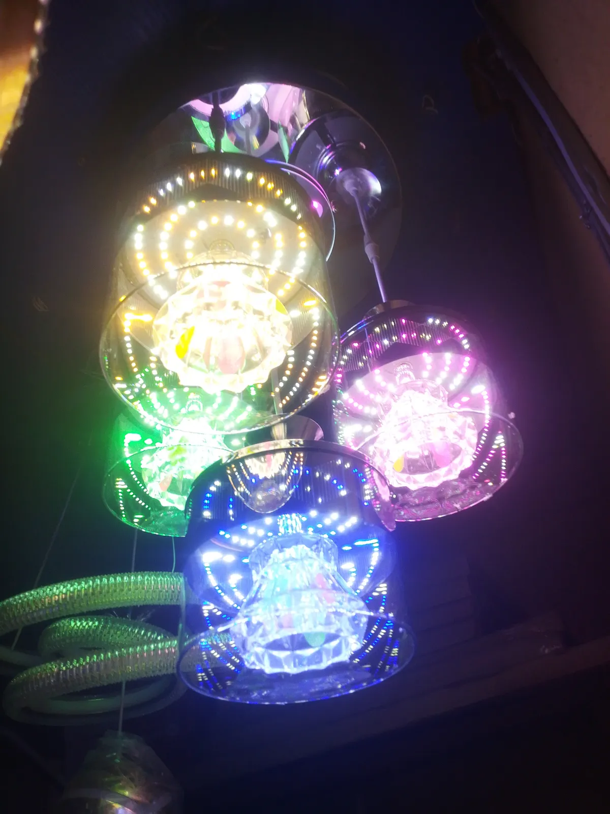 4 Head glass Droplight Chandelier Lighting - Image 8