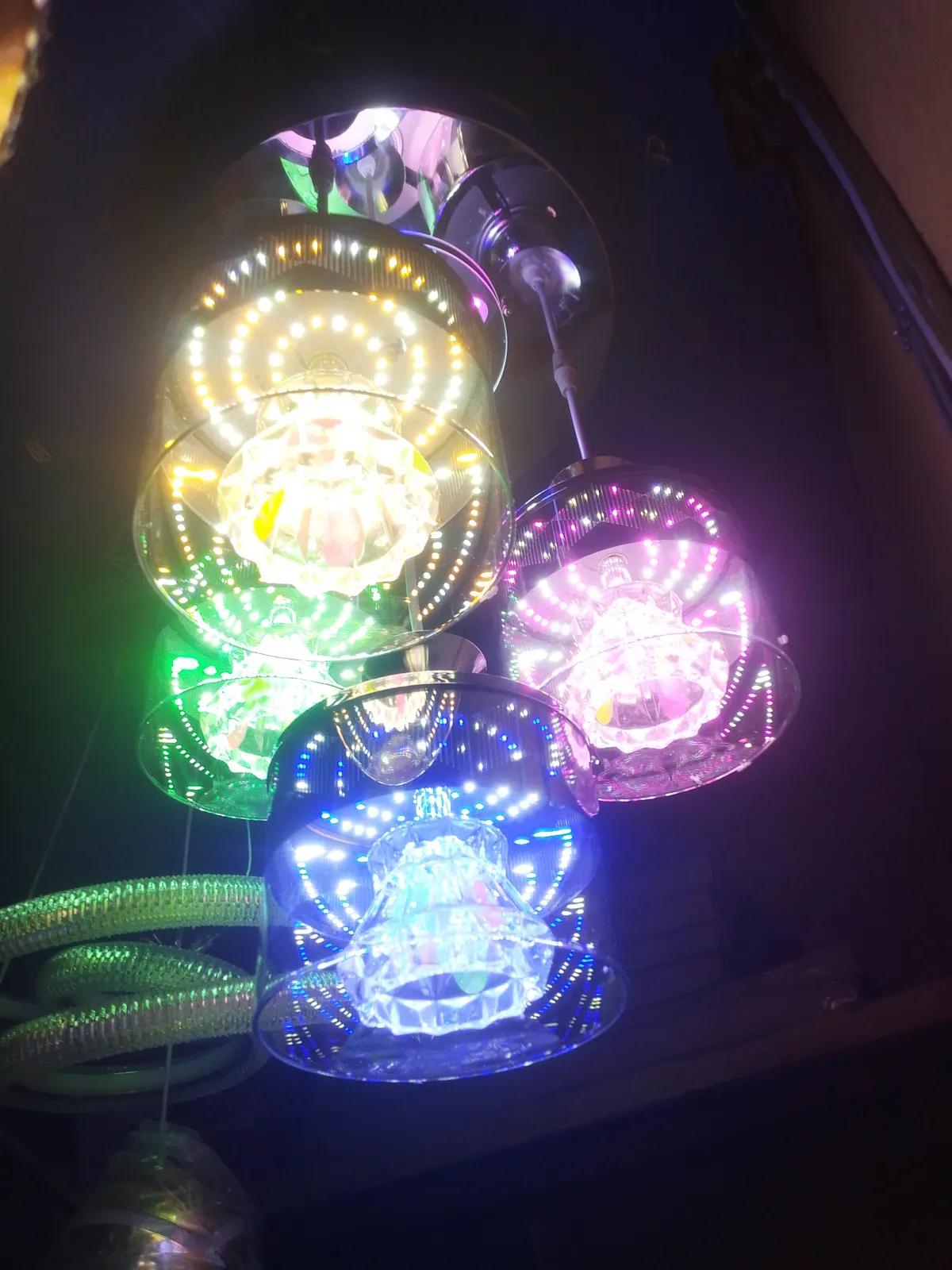 4 Head glass Droplight Chandelier Lighting - Image 10