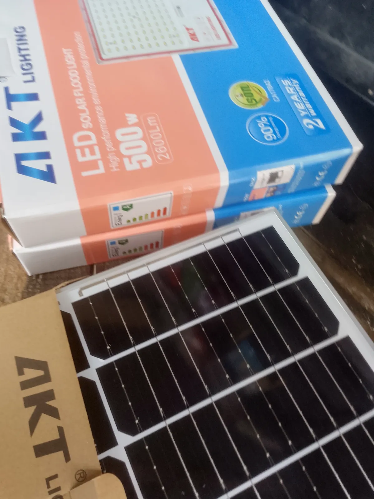 500W Akt solar Floodlights Separate panel - Image 3