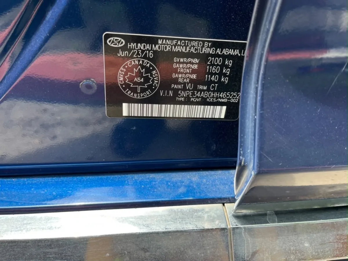 Foreign Used 2016 Hyundai Sonata Sport 2. 0T - Image 7