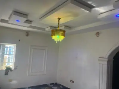 3 bedrooms self compound at wisdom estate road 2, Akobo