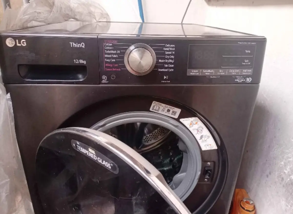 LG 12kg inverter Washer/8kg Dryer Front Load Wash & Dry Machine - Image 1