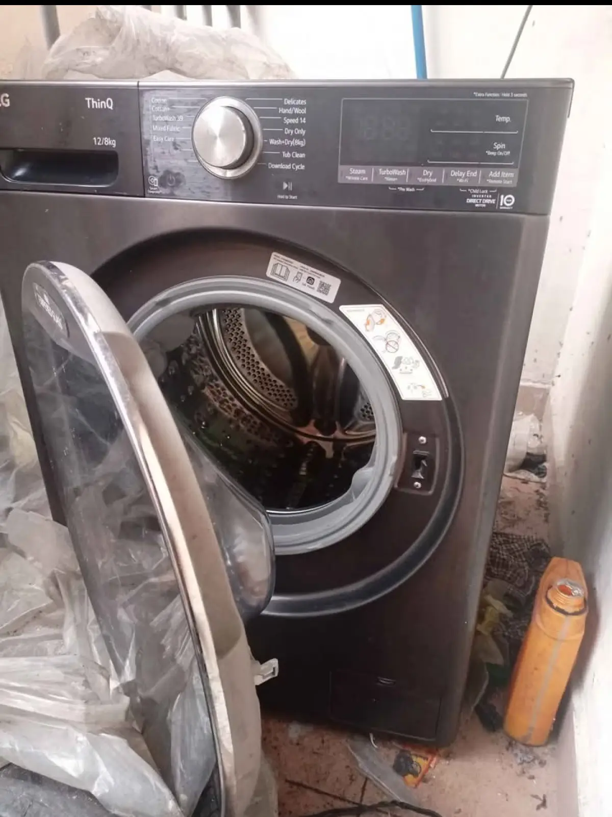 LG 12kg inverter Washer/8kg Dryer Front Load Wash & Dry Machine - Image 2