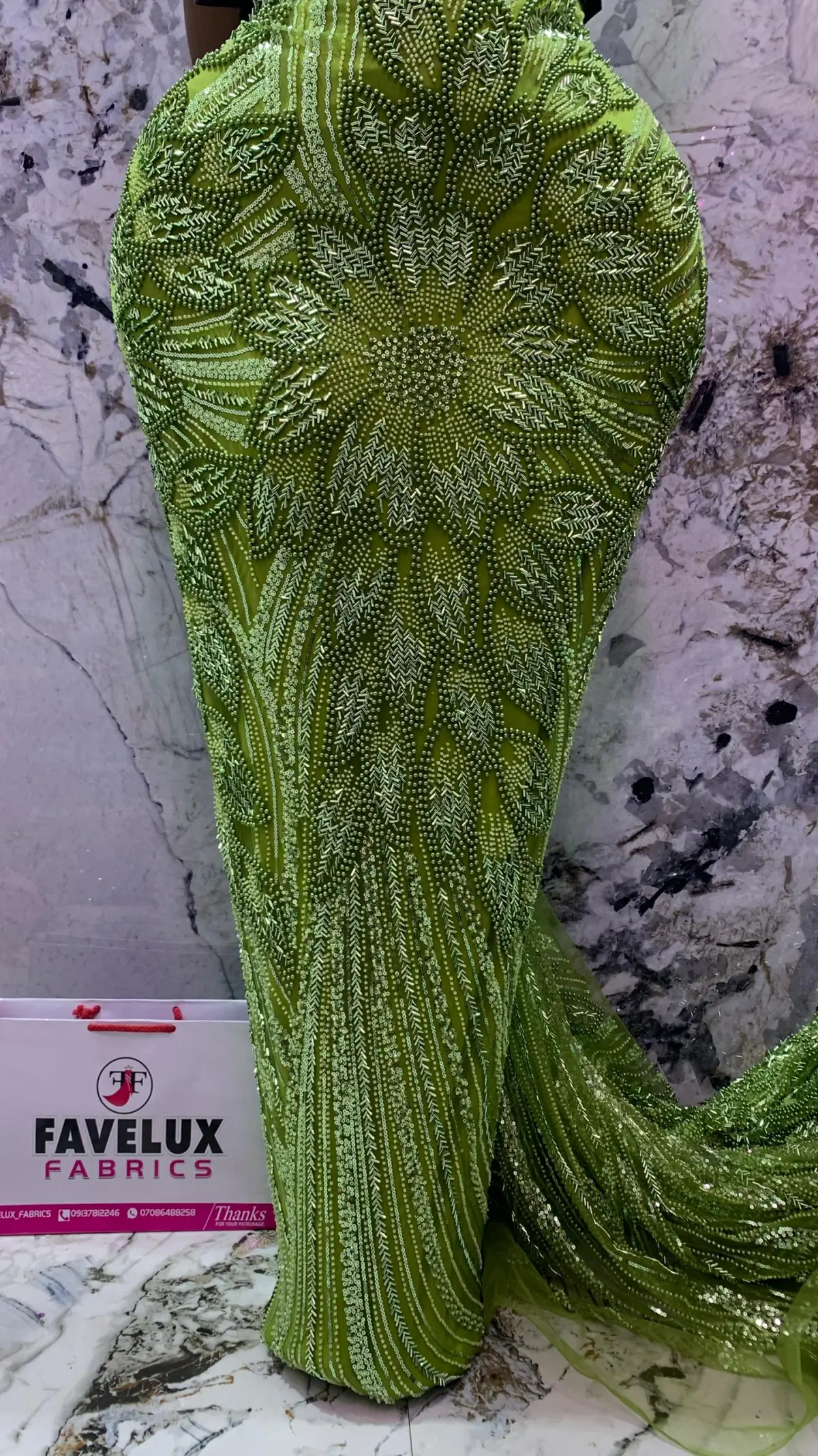 Vintage design, mesh, lace, chiffon, jodge,crep, damask, beeded and more - Image 3