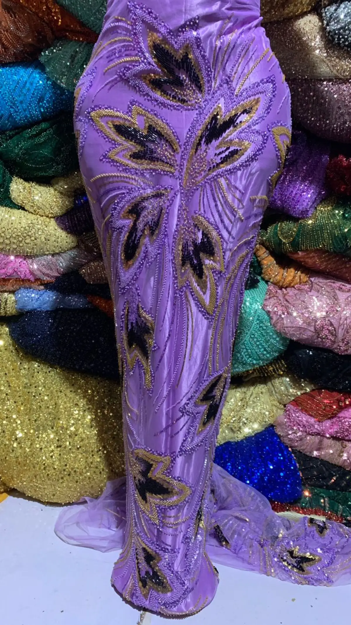 Vintage design, mesh, lace, chiffon, jodge,crep, damask, beeded and more - Image 6