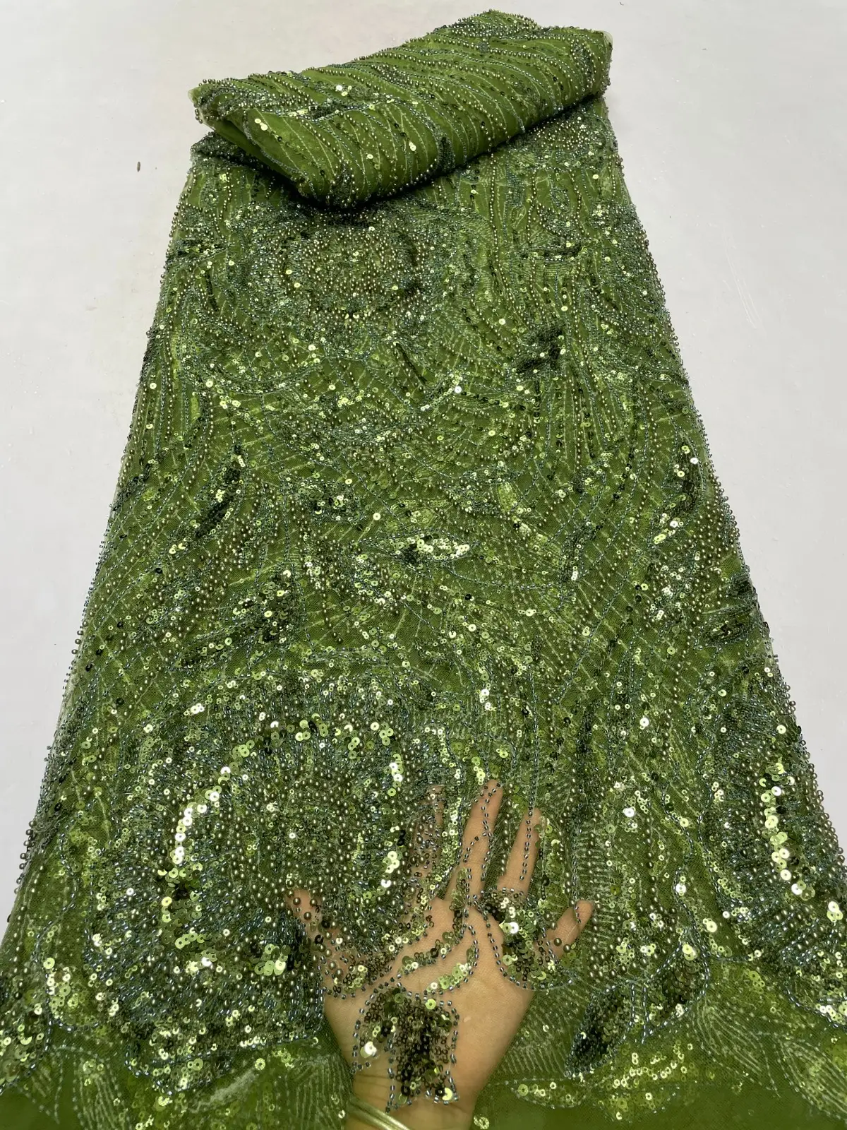 Vintage design, mesh, lace, chiffon, jodge,crep, damask, beeded and more - Image 7