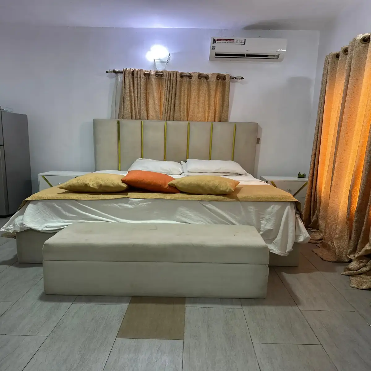 6x6 bed frame and foam available for sale. - Image 3