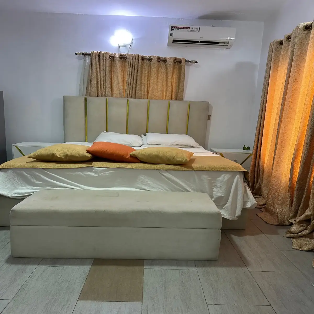 6x6 bed frame and foam available for sale. - Image 5