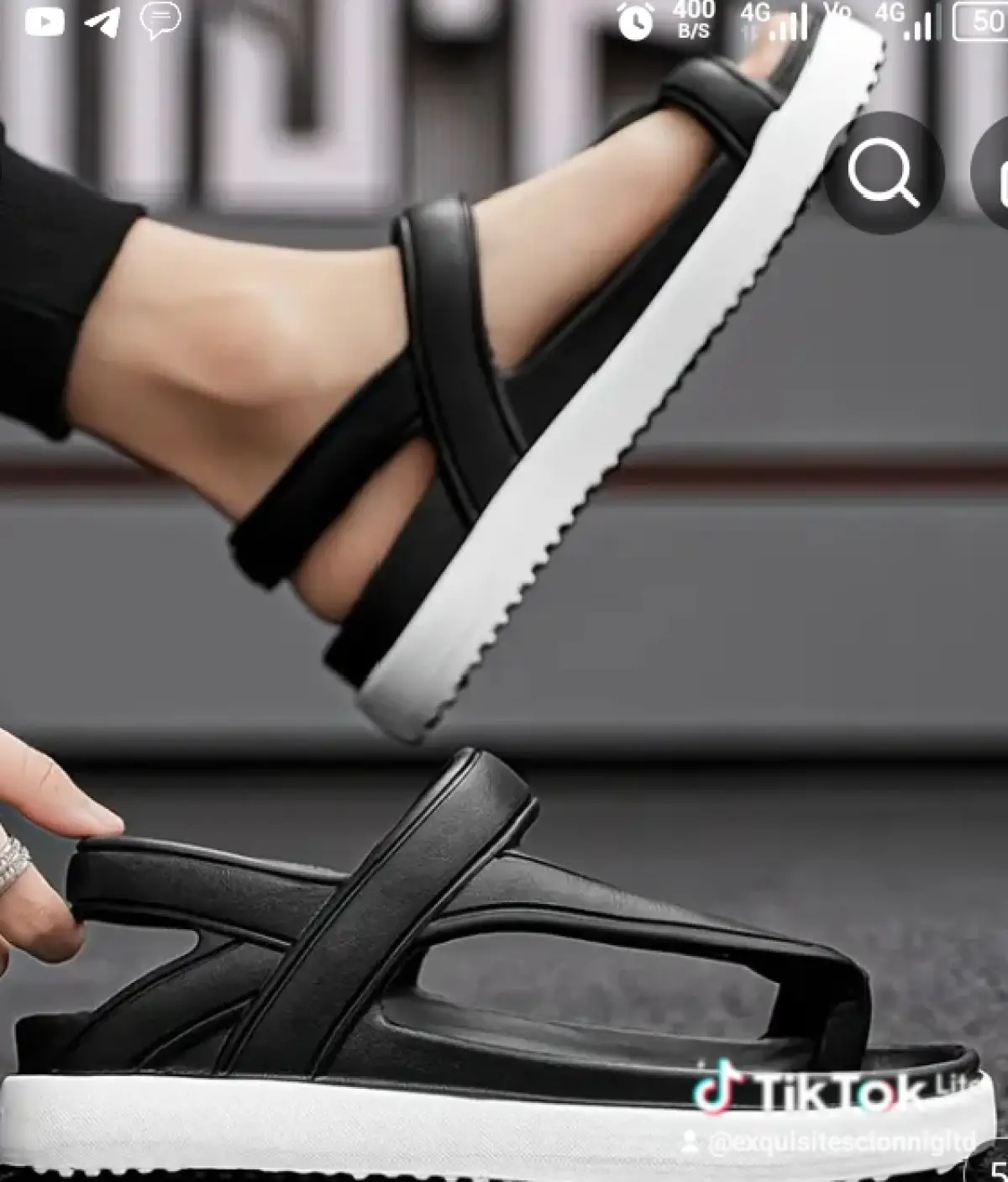 Men'S Stylish Thick-Soled Sandals - Image 3