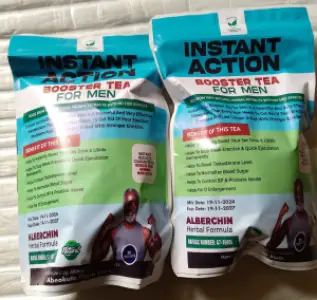 Instant Action Booster Powder Tea for Men Sexual Enhancement