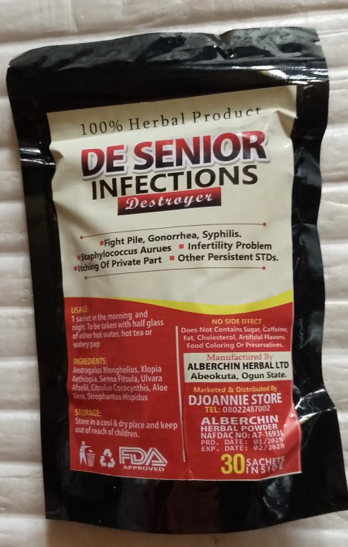 Instant Action Booster Powder Tea for Men Sexual Enhancement - Image 2