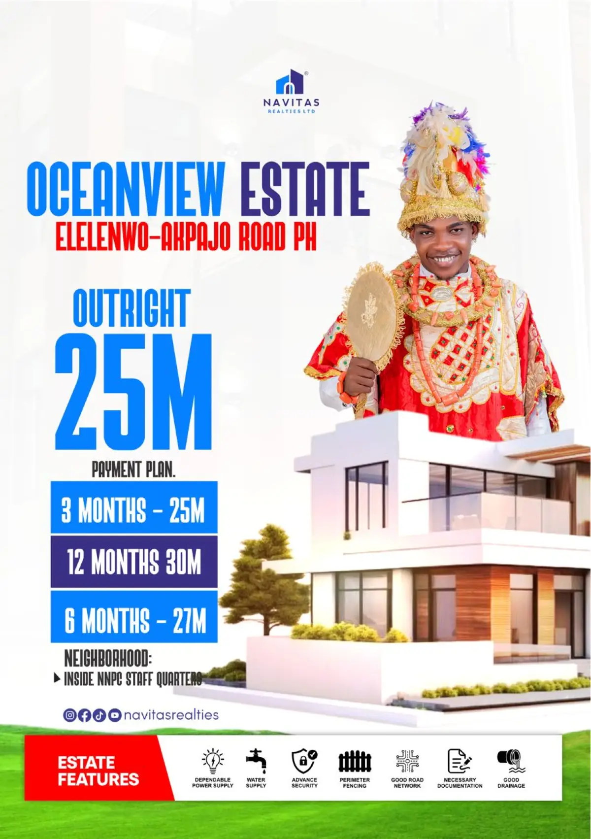 🌆 Luxury Plots for Sale Near Petrochemical – Ocean View Estate! - Image 1