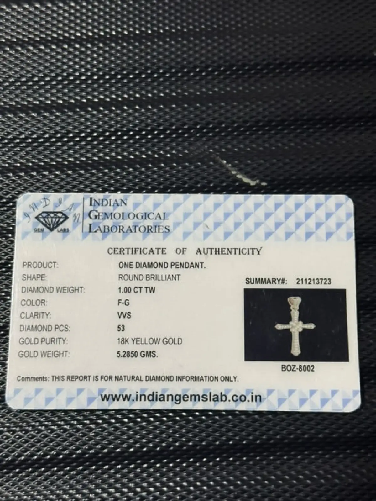 Diamond Pendant - Image 1