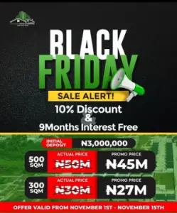 300sqm, 500sqm Gazetted Buy And Build Immediately Land For Sale In Awoyaya