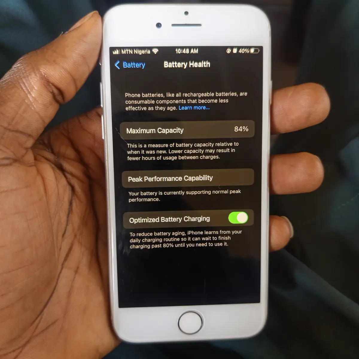 IPhone 7 with Battery Health 84 - Image 4