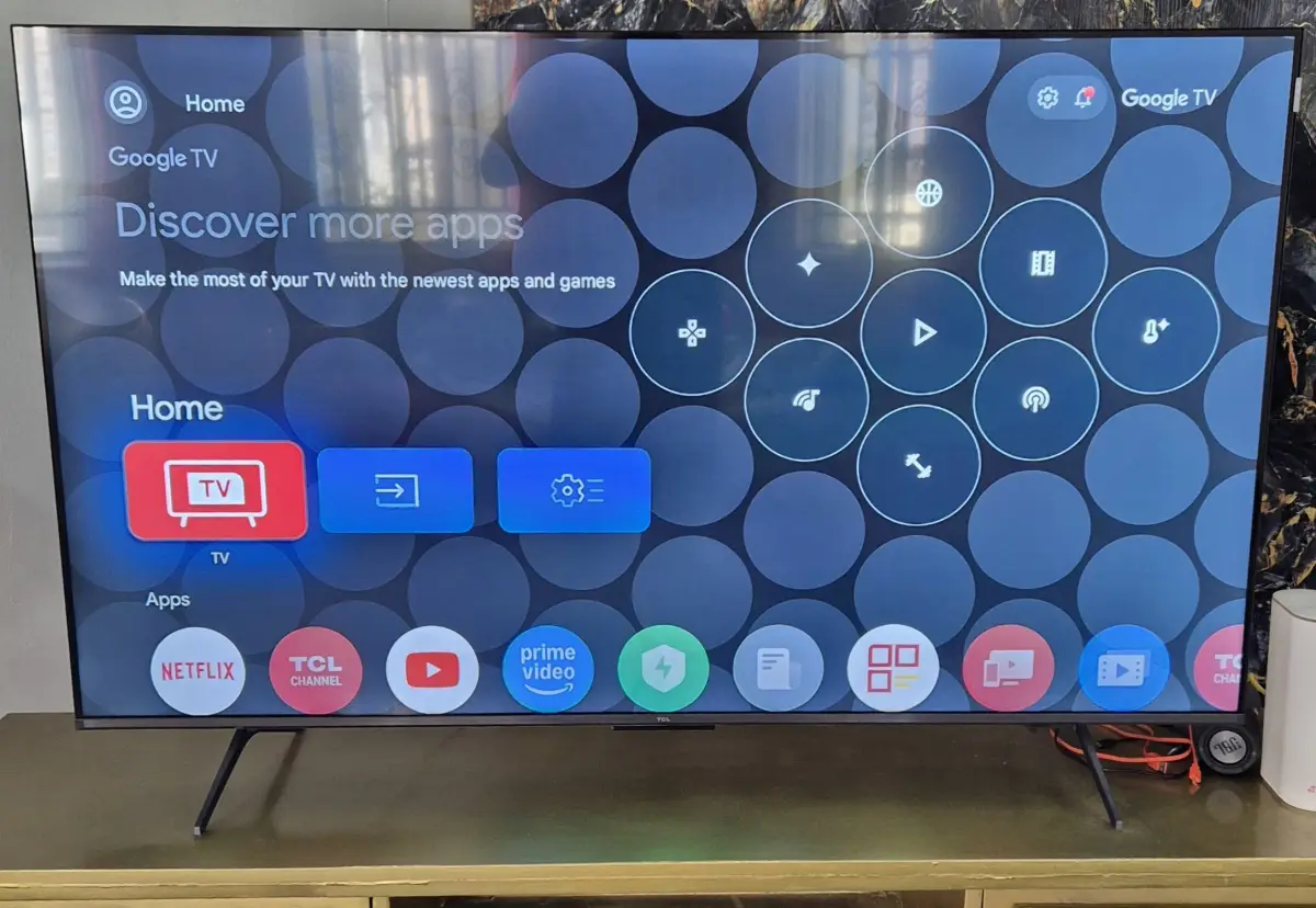 Barely used 55" TCL smart Google TV for sale - Image 1