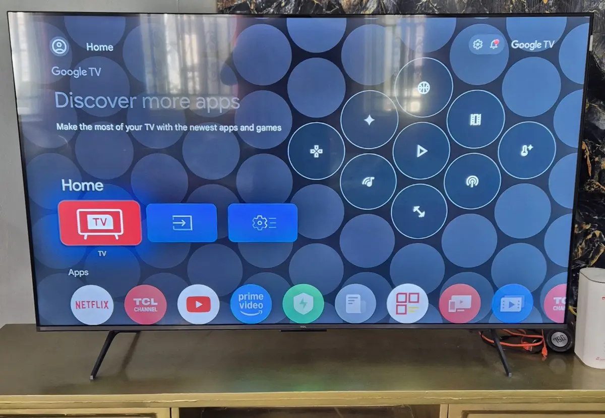 Barely used 55" TCL smart Google TV for sale - Image 2