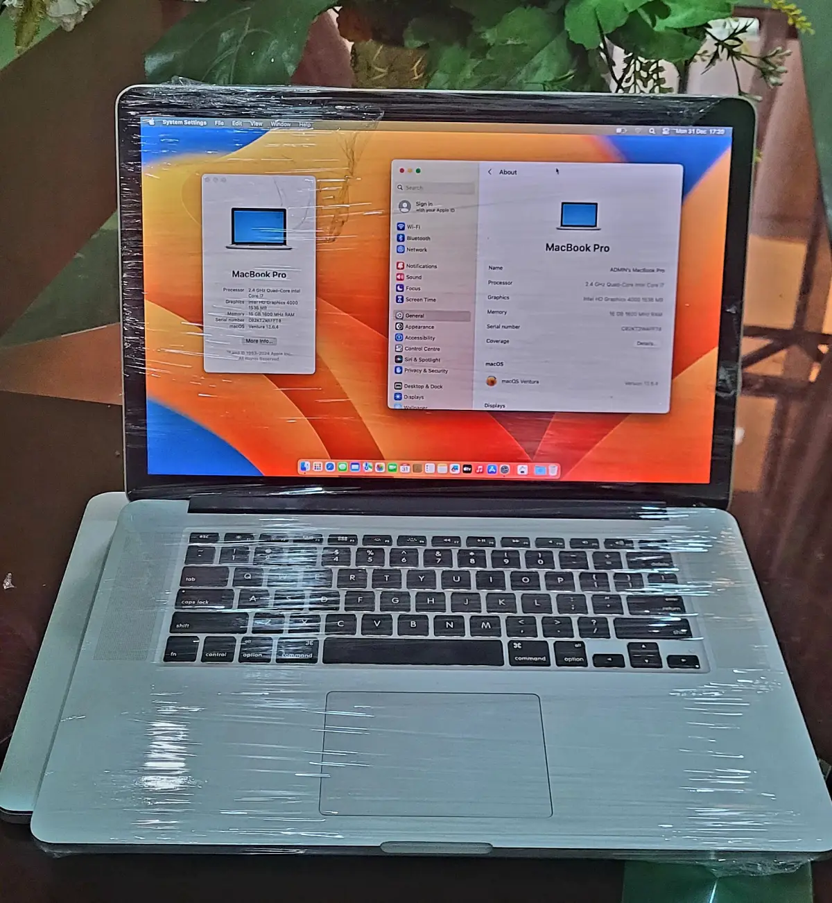 MacBook Pro 2015 i7 256Gb 8Gb Ram - Image 1