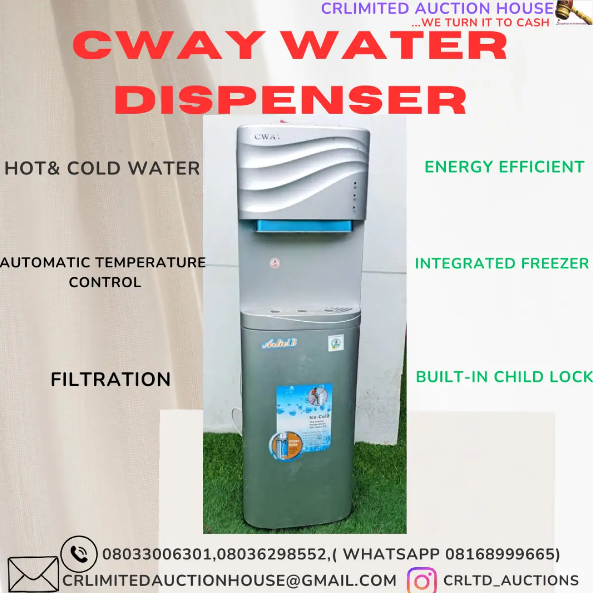 CWAY WATER DISPENSER - Image 1