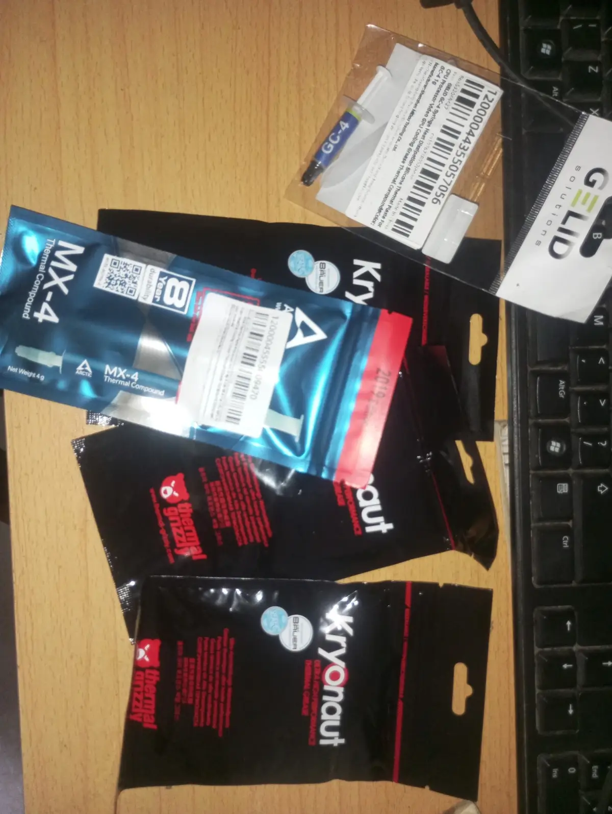 Thermal Paste Pad Thermal Grizzly Mx6 Liquid Metal Ptm7950 - Image 1