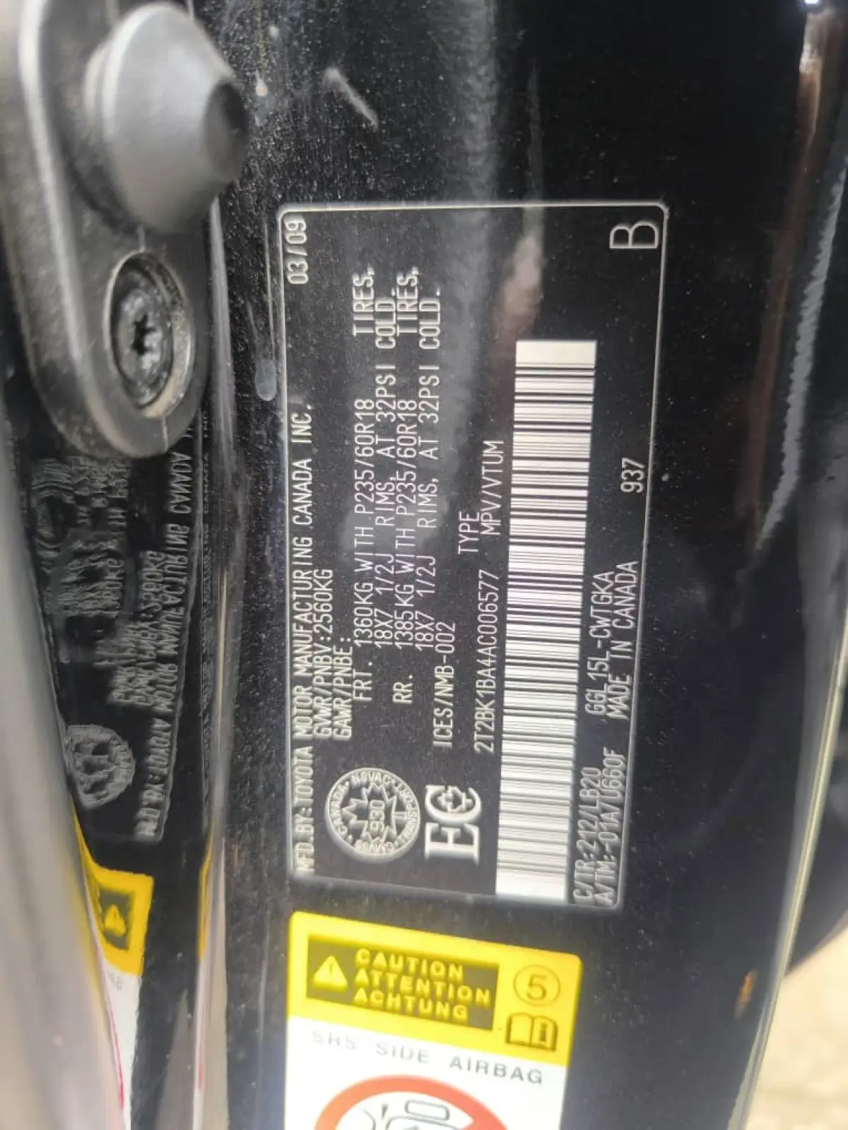 TOKS LEXUS RX350 2010 MODEL FULL OPTION - Image 7