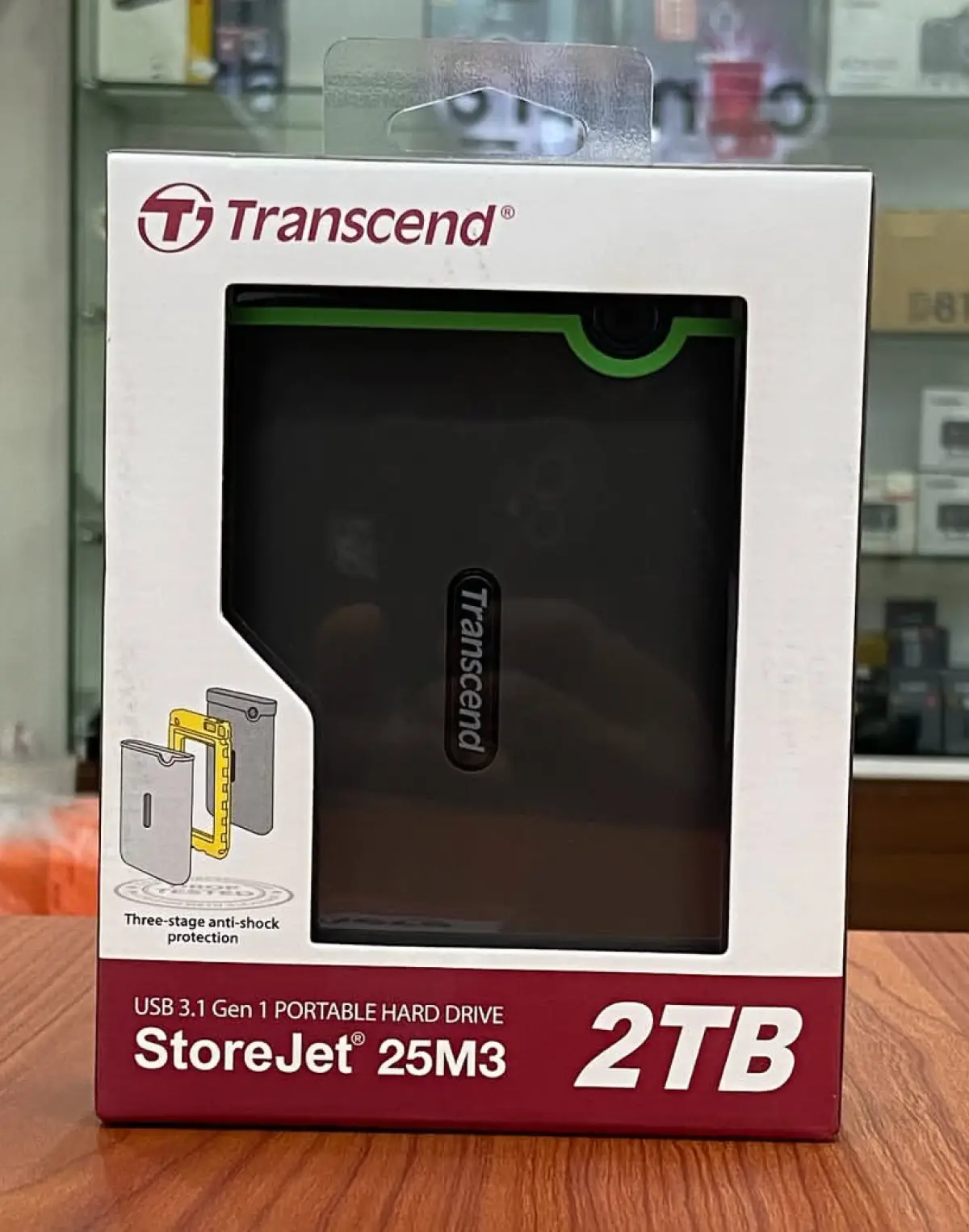 Transcend Store Jet 2Tb Hard Drive - Image 1