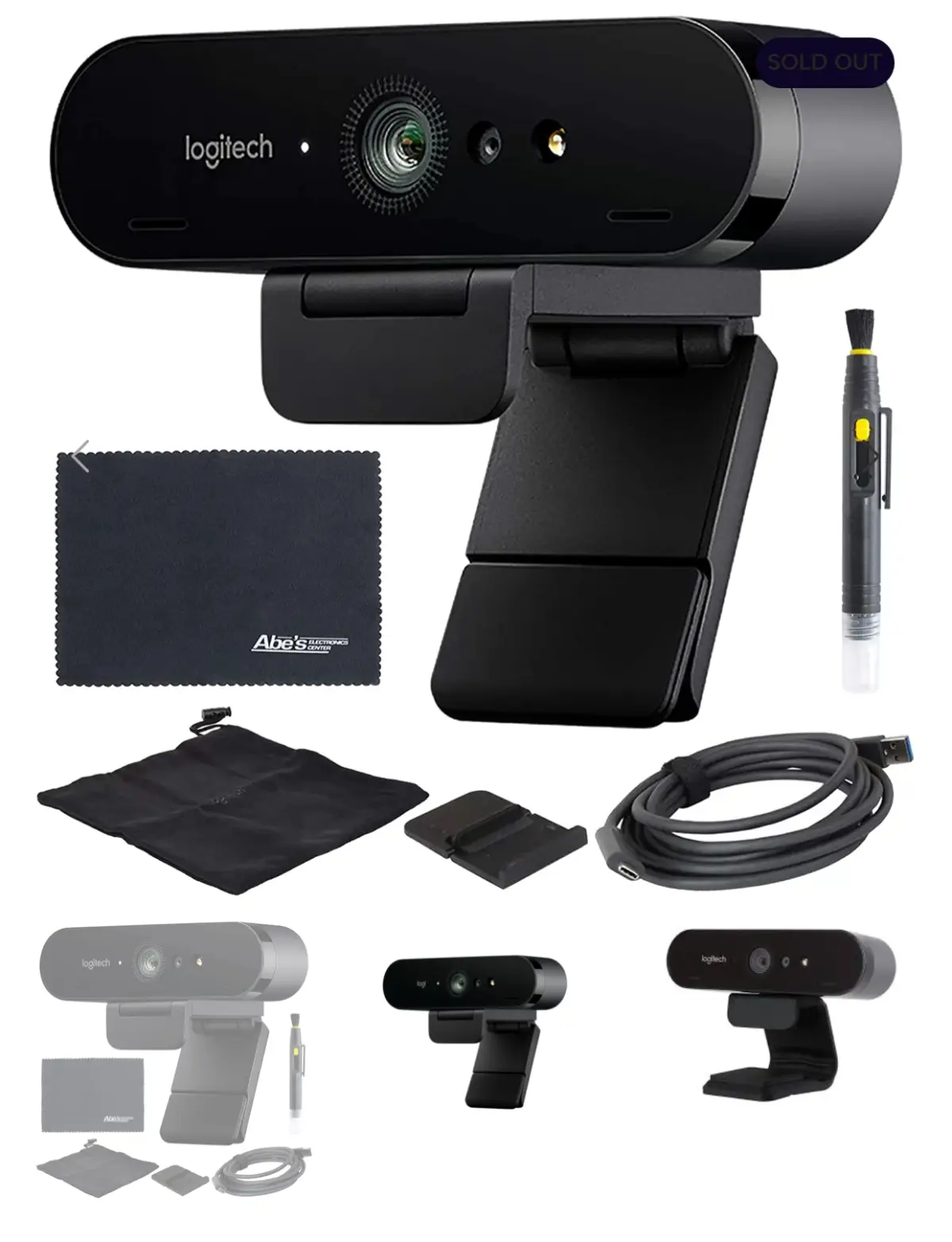 Logitech C1000e Brio 4k Pro Webcam - Image 1