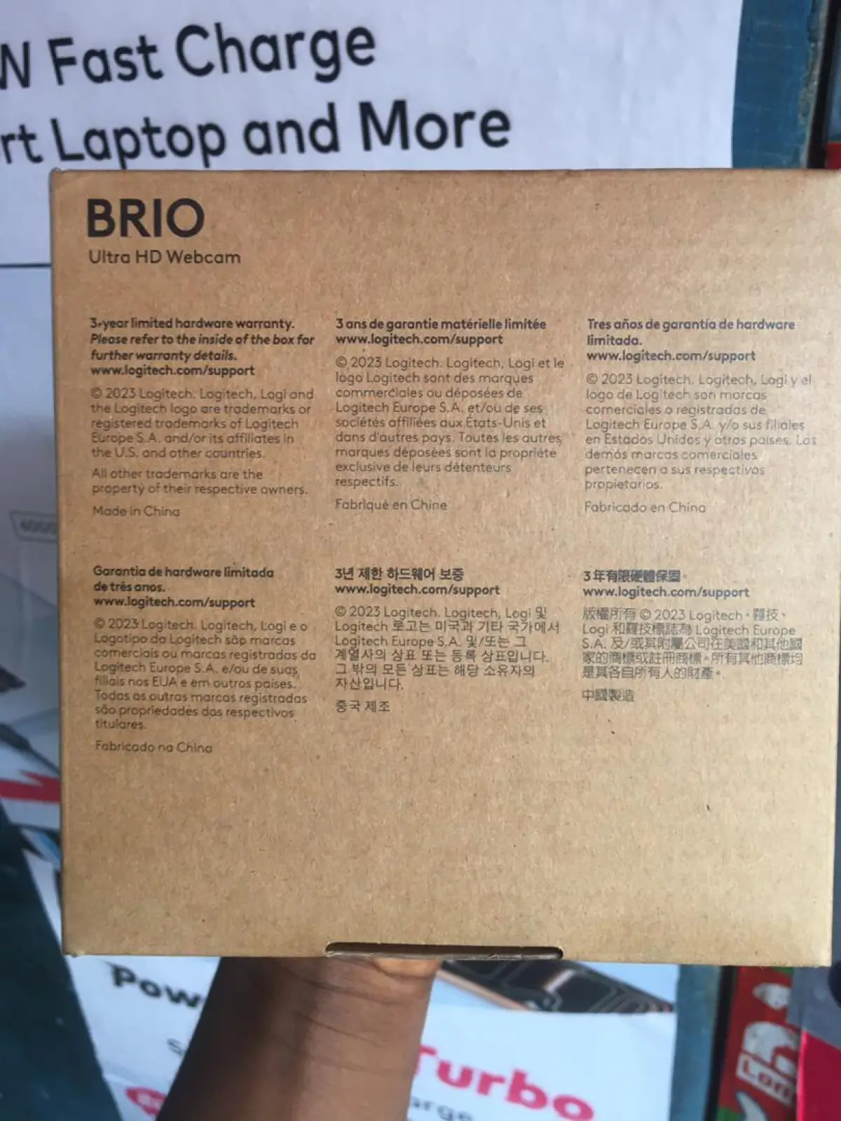 Logitech C1000e Brio 4k Pro Webcam - Image 3