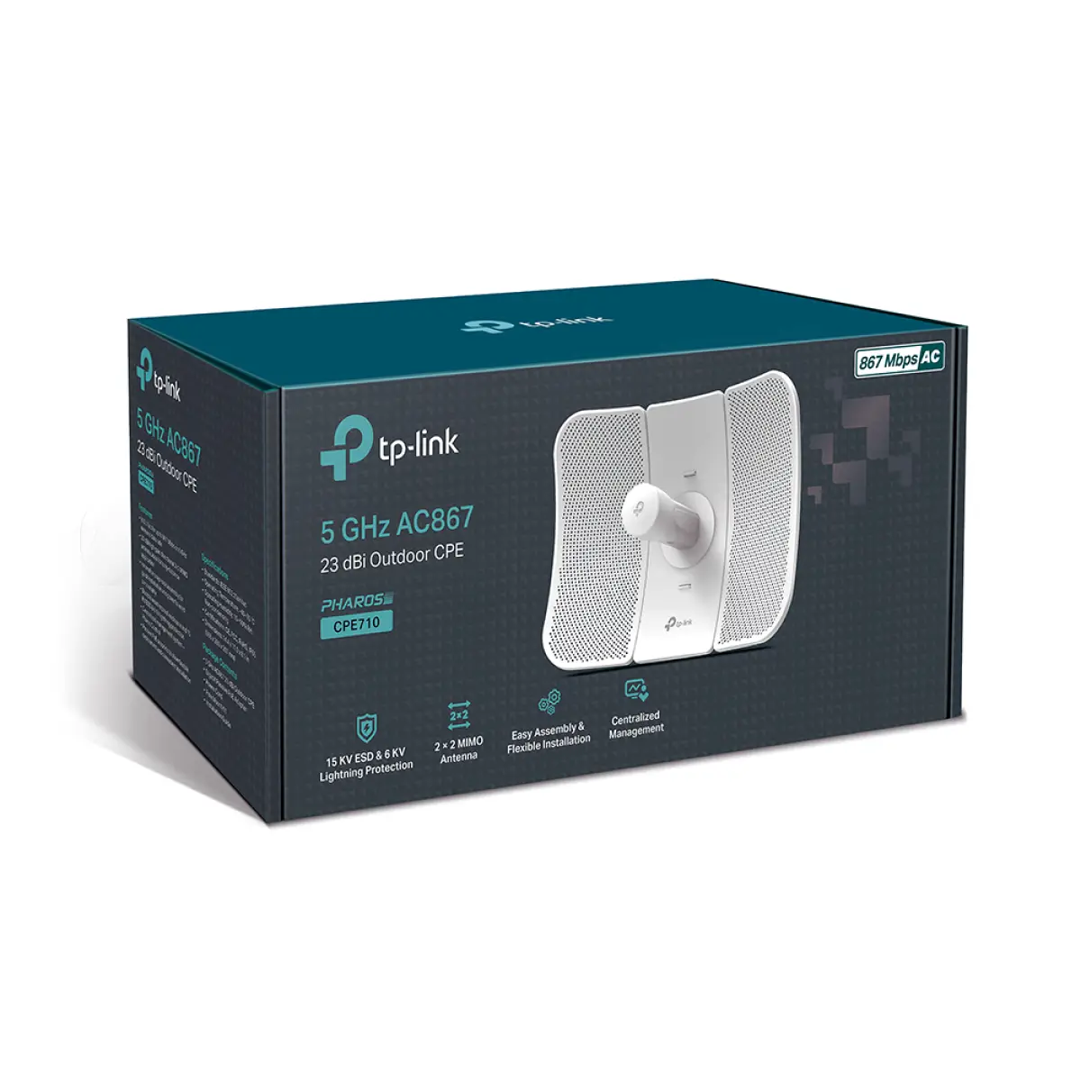Tp-link CPE710 5ghz Ac 867mbps 23dBi Outdoor access point - Image 1