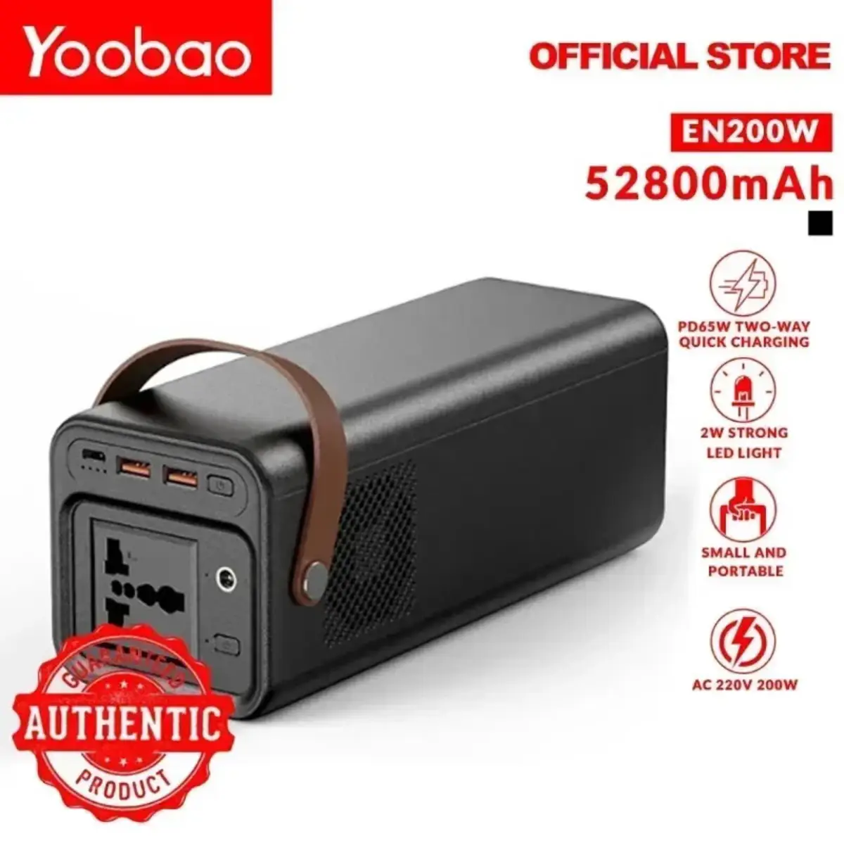 Yoobao EN200W 52800mah Power Bank PD6 - Image 3
