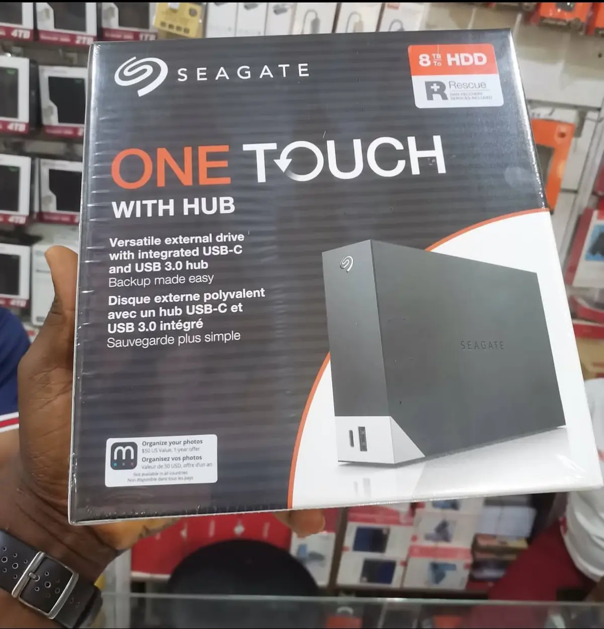 Seagate One Touch 8Tb External HDD - Image 1