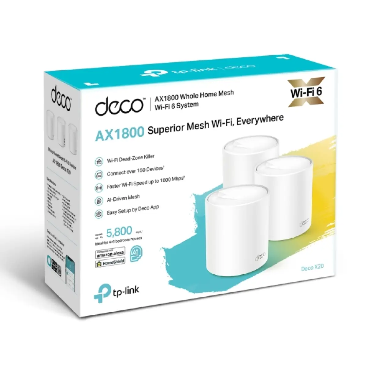 Tp-link Deco X20 (3packs) AX1800 Whole Mesh Wifi System - Image 4