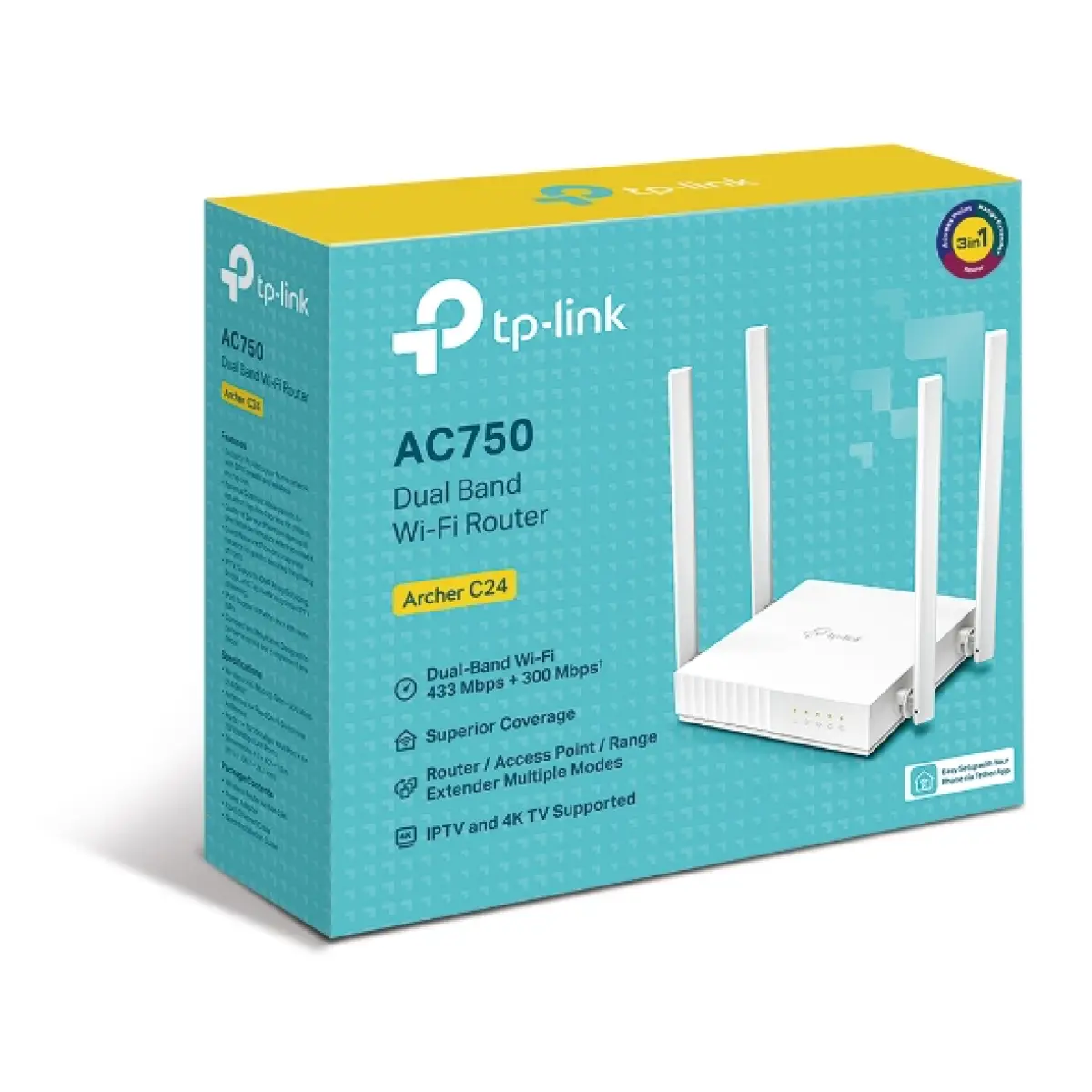 Tp-link Archer C24 Ac750 Wireless Dual Band Router - Image 1