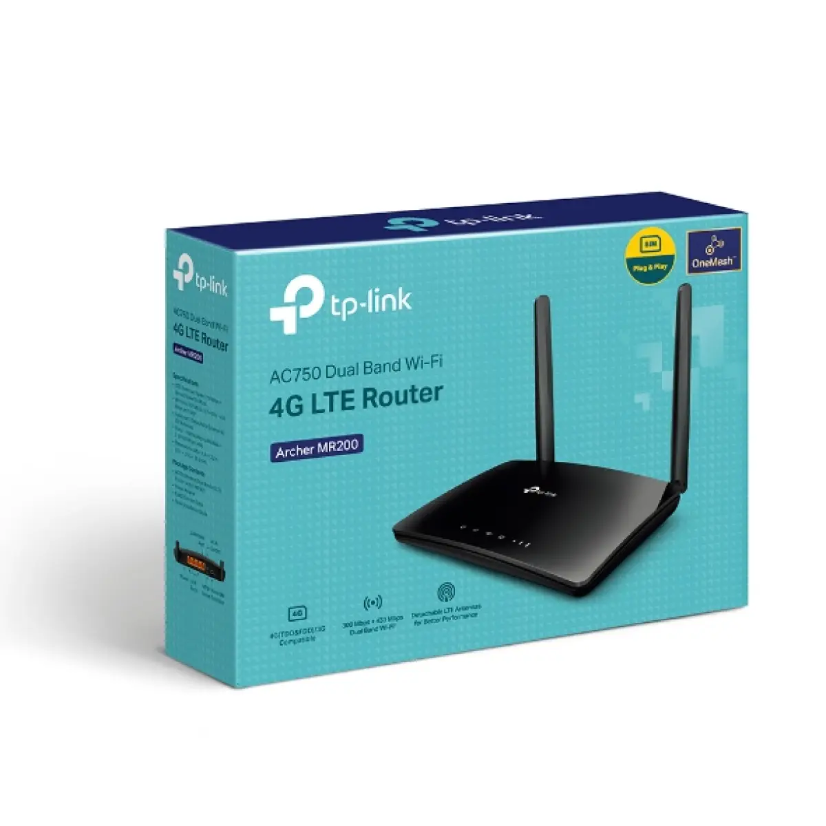 Tp-link Archer Mr200 Ac750 Wireless Dual Band 4GLTE Router - Image 1