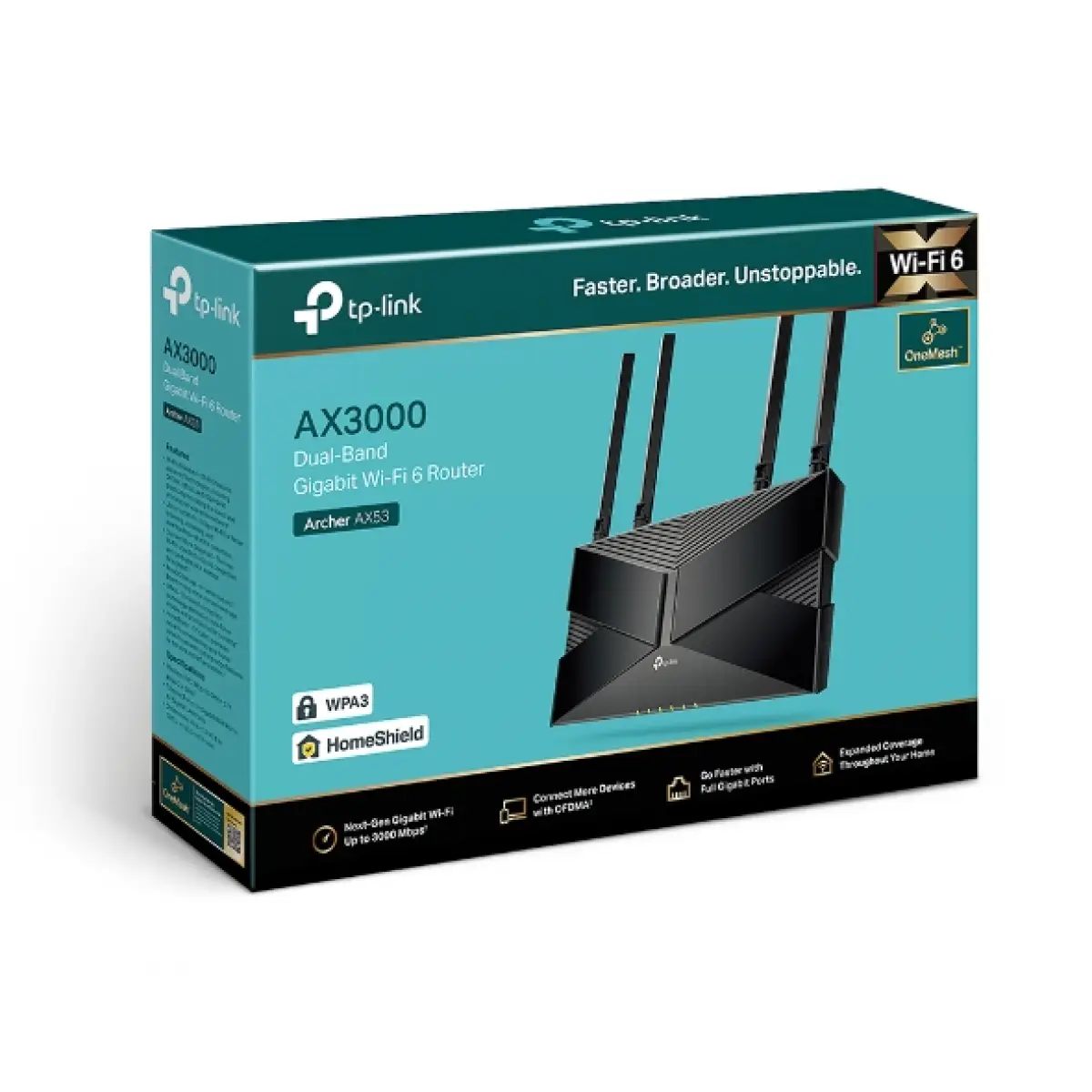 Tp-link Archer AX53 AX3000 Gigabit Wifi 6 Router - Image 1