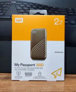 2tb WD My Passport Portable External SSD 1050mbs