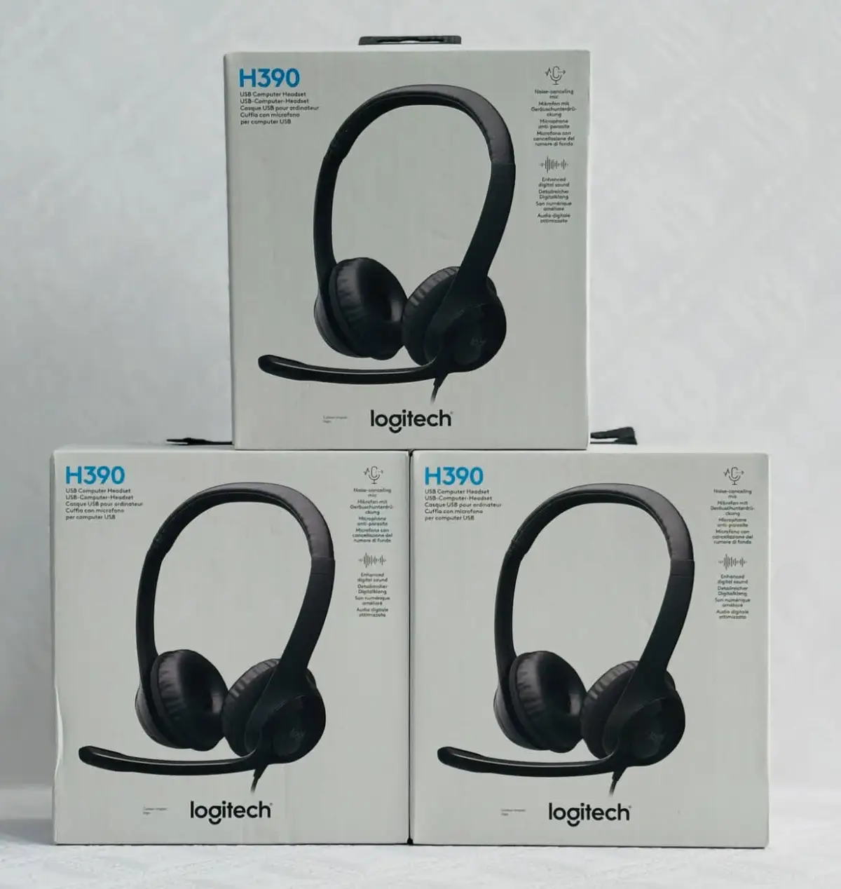 Logitech H390 Noise cancelling Usb Headset - Image 1