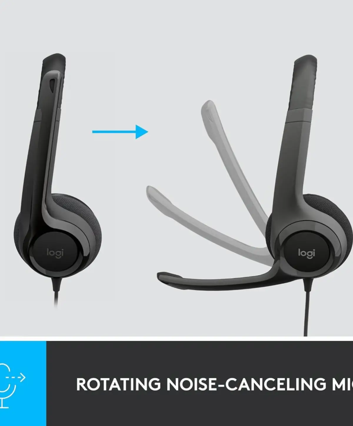 Logitech H390 Noise cancelling Usb Headset - Image 5