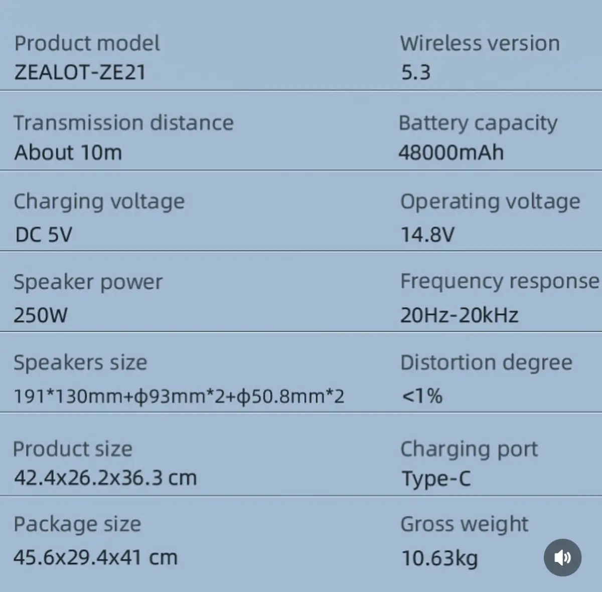 Zealot ZE21 wireless Bluetooth speaker - Image 3
