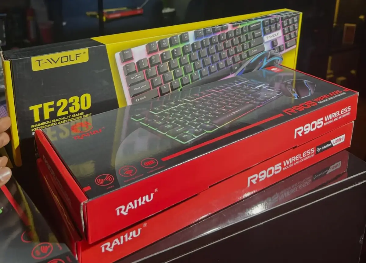 Raiku R905 wireless RGB Gaming keyboard and mouse - Image 5